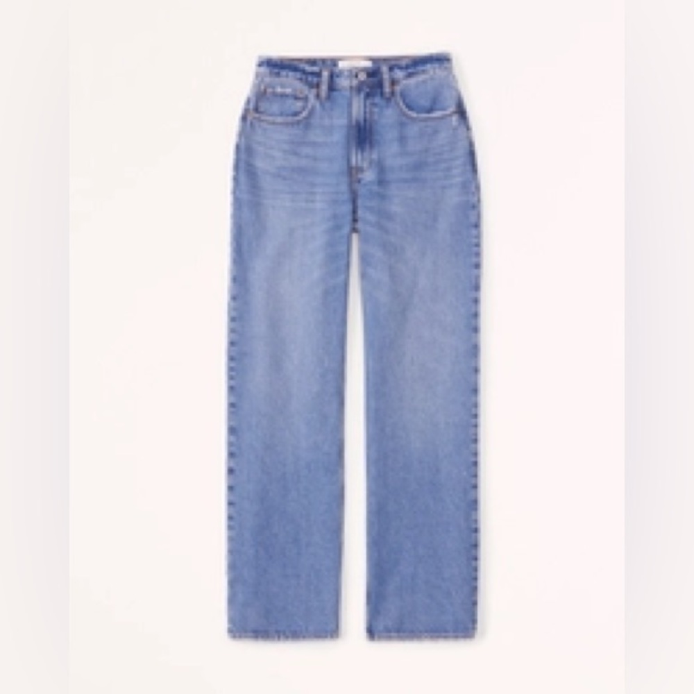 Abercrombie Curve Love High Rise Loose Jean